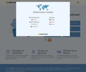 Credilemon.com(Tu comparador de bancos y productos financieros) Screenshot