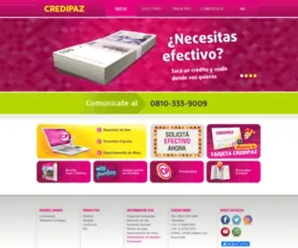 Credipaz.com(CREDIPAZ Prestamos personales) Screenshot