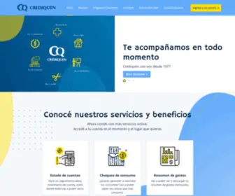 Crediquen.com(Crediquen Cooperativa) Screenshot