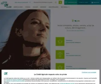 Credit-Agricole.fr(Découvrez les offres et services du Crédit Agricole) Screenshot