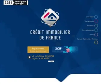 Credit-Immobilier-DE-France.fr(Crédit) Screenshot