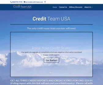 Credit-Team.com(Credit Repair) Screenshot