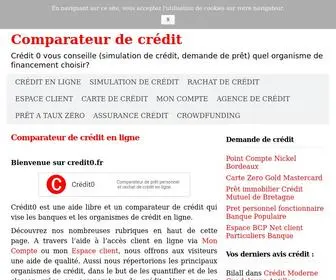 Credit0.fr(Crédit) Screenshot