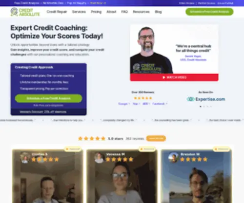 Creditabsolute.com(Phoenix Credit Repair Company) Screenshot