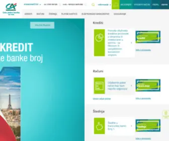 Creditagricole.rs(Crédit Agricole Serbia) Screenshot