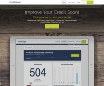 Creditangel.co.uk(Improve your credit score with Credit Angel) Screenshot