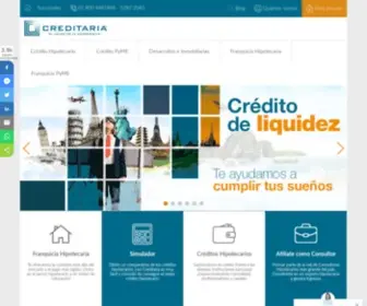 Creditaria.com.mx(BRÓKER HIPOTECARIO) Screenshot