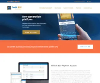 Creditblu.com(BLU Payment Account) Screenshot