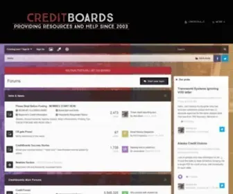 Creditboards.com(Forums) Screenshot