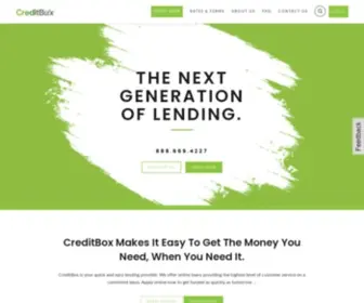 Creditbox.com(Installment Loans) Screenshot