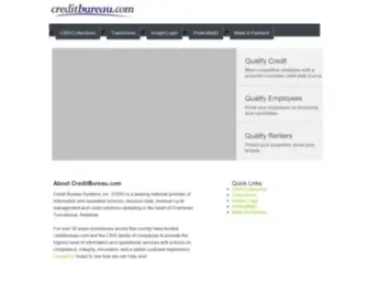 Creditbureau.com(Credit Bureau Systems) Screenshot