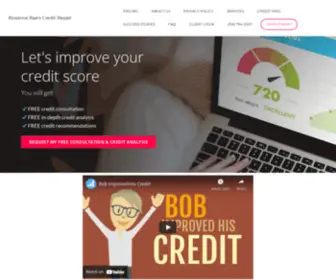 Creditbyroxannerae.com(Roxanne Rae's Credit Repair) Screenshot