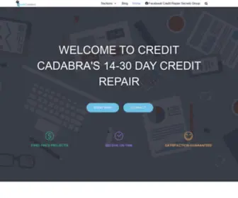 Creditcadabra.com(Credit Cadabara 14 To 30 Day Credit Repair) Screenshot