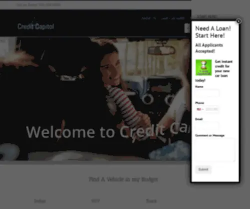 Creditcapitol.com(Auto Loans and Auto Credit Options) Screenshot
