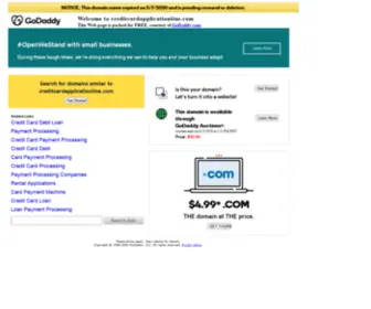 Creditcardapplicationline.com(Credit card comparison) Screenshot