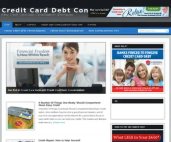 Creditcardcards.com(Credit Debt Consolidation) Screenshot