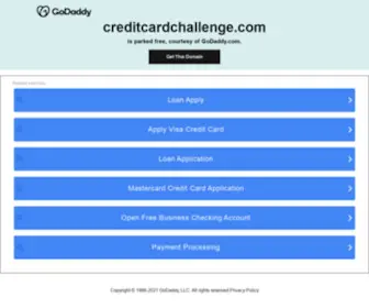 Creditcardchallenge.com(Creditcardchallenge) Screenshot