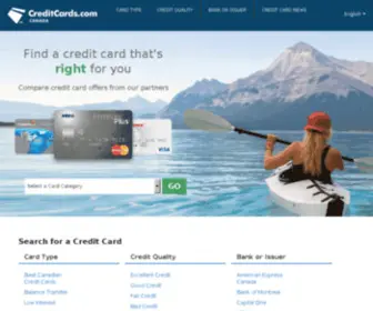 Creditcards.ca(Canadian Credit Card) Screenshot