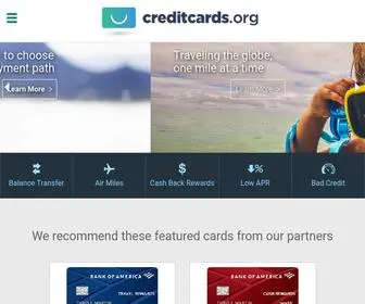 Creditcards.org(Best Credit Card Reviews and Ratings) Screenshot