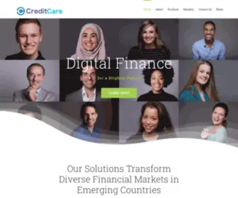 Creditcaretech.com(Digital Finance for a Brighter Future) Screenshot