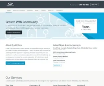 Creditcorpgroup.com.au(Responsible and sustainable financial products and services) Screenshot