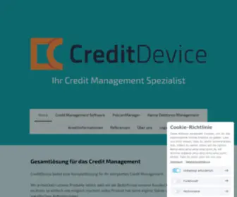 Creditdevice.de(Home) Screenshot