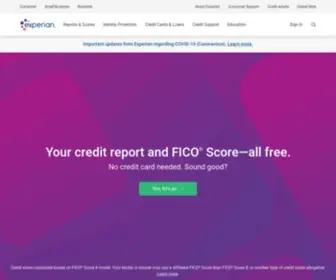 Creditexpert.com(Check Your Free Credit Report & FICO® Score) Screenshot