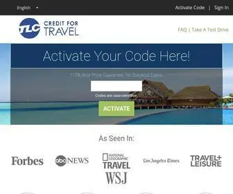 Creditfortravel.com(Credit For Travel) Screenshot