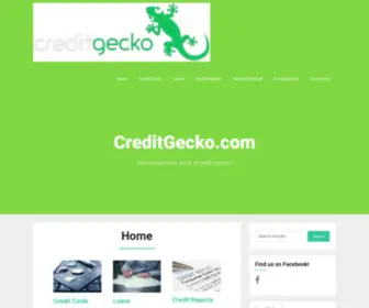 Creditgecko.com(Need credit cards) Screenshot