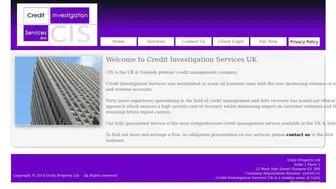 Creditinvestigationservices.co.uk(Credit Investigation Services) Screenshot