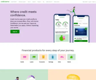 Creditkarma.com(Free Credit Score & Credit Report Data) Screenshot