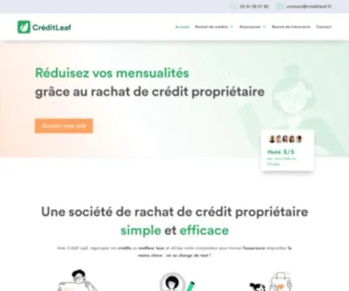 Creditleaf.fr(CRÉDIT LEAF) Screenshot