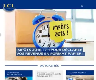 Creditlyonnais.fr(LCL Banque et Assurance) Screenshot