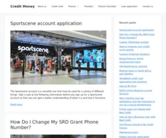 Creditmoney.co.za(Credit Money) Screenshot