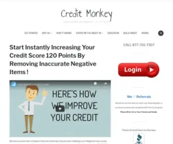 Creditmonkey.com(Credit Monkey) Screenshot