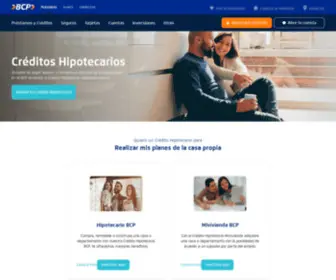 Creditohipotecariobcp.com(Créditos y Préstamos Hipotecarios) Screenshot