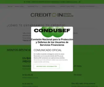 Creditoin.com.mx(CRÉDITO) Screenshot