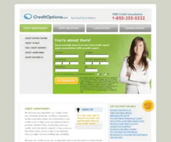Creditoptions.com(Credit Improvement) Screenshot