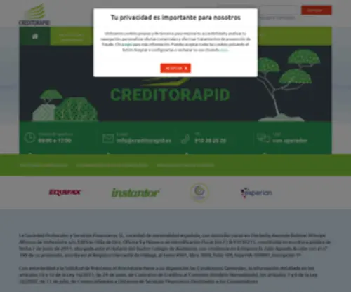 Creditorapid.com(Prestamos) Screenshot