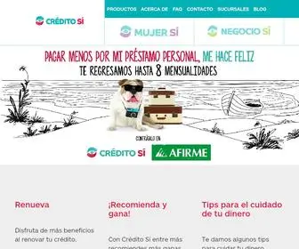 Creditosi.com.mx(Le decimos que s) Screenshot