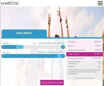 Creditosi.es(Préstamos rápidos online) Screenshot