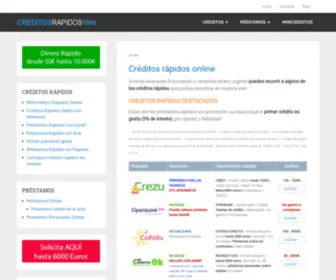 Creditosrapidos10M.com(Créditos online rápidos) Screenshot