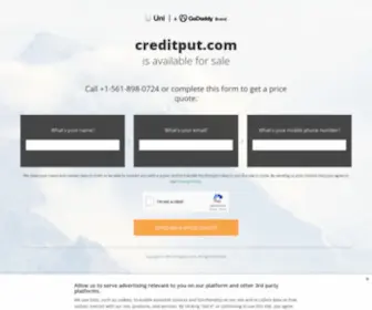 Creditput.com(信息发布网) Screenshot