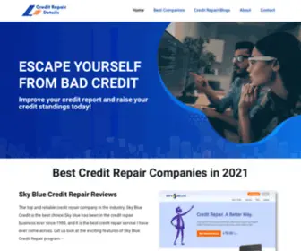 Creditrepairdetails.com(Credit Repair Details) Screenshot