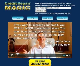 Creditrepairmagic.com(Credit Repair Software) Screenshot