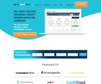 Creditrepairprofessional.net(Credit Repair Debt Consolidation) Screenshot