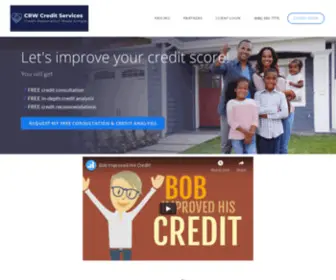 Creditrepairwiz.com(CRW Credit Services) Screenshot