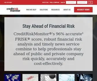 Creditriskmonitor.com(Credit Risk Monitoring With 96% Accuracy) Screenshot