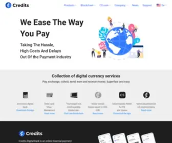 Credits.com(Credits is a decentralized blockchain platform built on peer) Screenshot