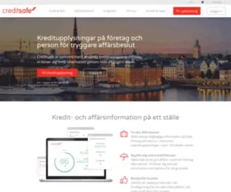 Creditsafe.se(Kreditupplysning Företagsupplysning Kreditinformation) Screenshot